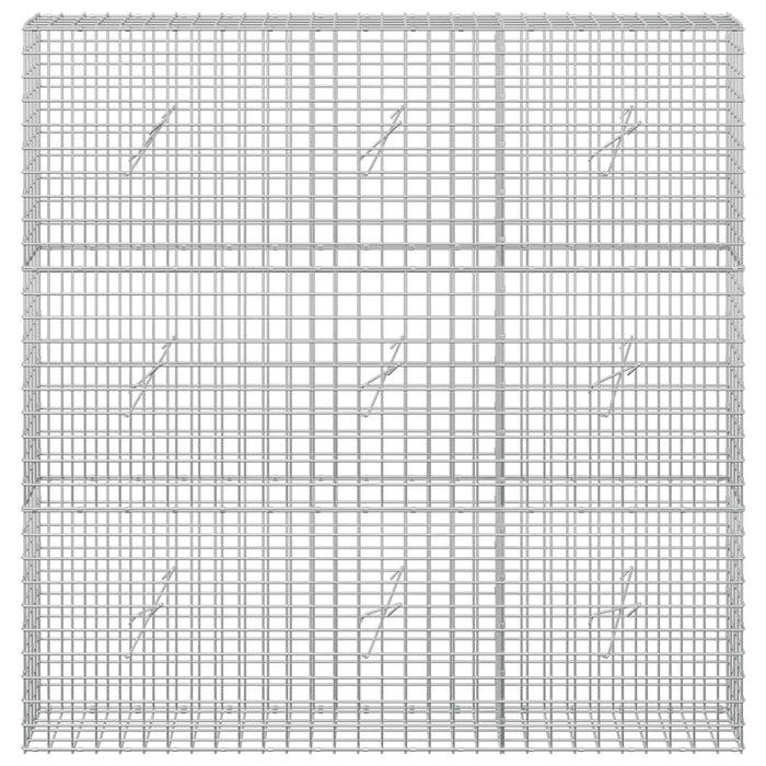 Gabion cu sârmă de 5 mm și plasă de 5x5 cm 150x20x150 cm WALTI