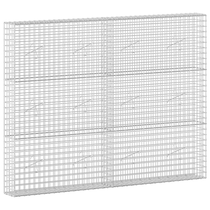 Gabion cu sârmă de 5 mm și plasă de 5x5 cm 200x20x150 cm WALTI