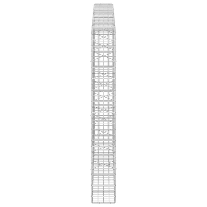 Gabion cu sârmă de 5 mm și plasă de 5x5 cm 200x20x150 cm WALTI