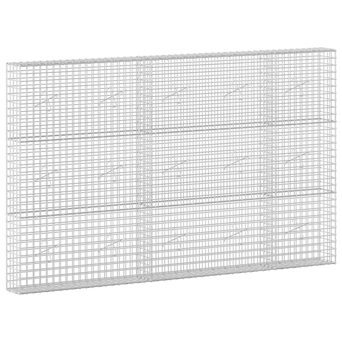 Gabion cu sârmă de 5 mm și plasă de 5x5 cm 250x20x150 cm WALTI