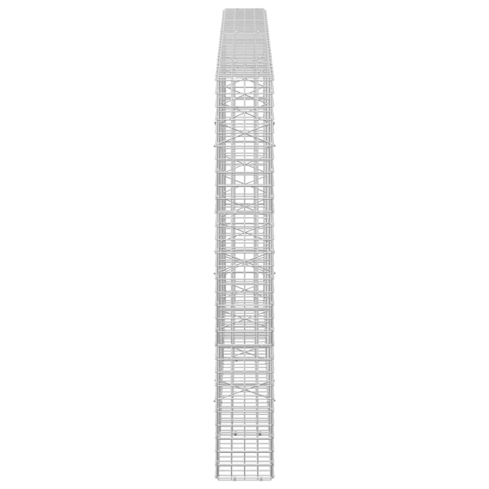 Gabion cu sârmă de 5 mm și plasă de 5x5 cm 250x20x150 cm WALTI