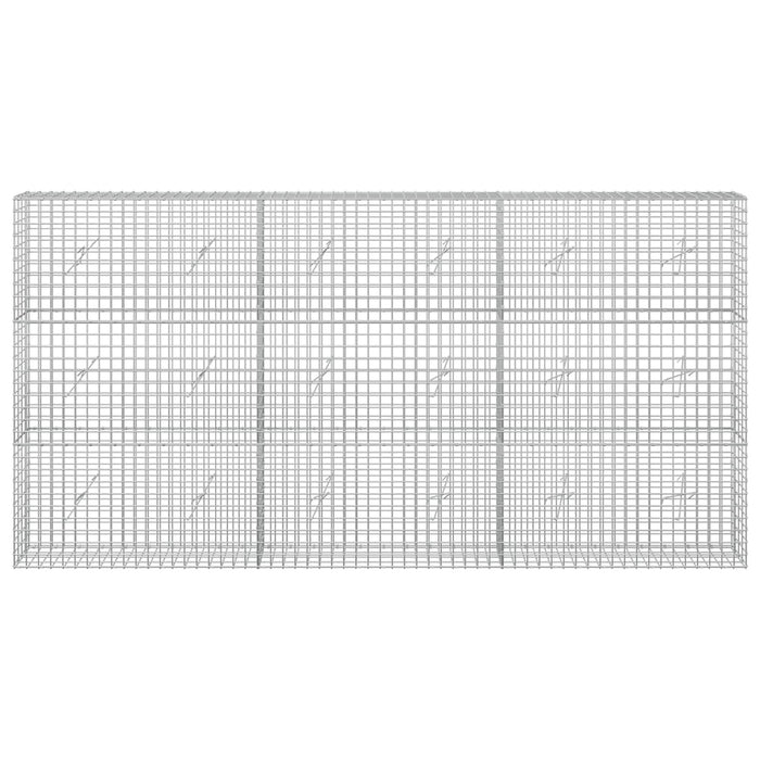 Gabion cu sârmă de 5 mm și plasă de 5x5 cm 300x20x150 cm WALTI