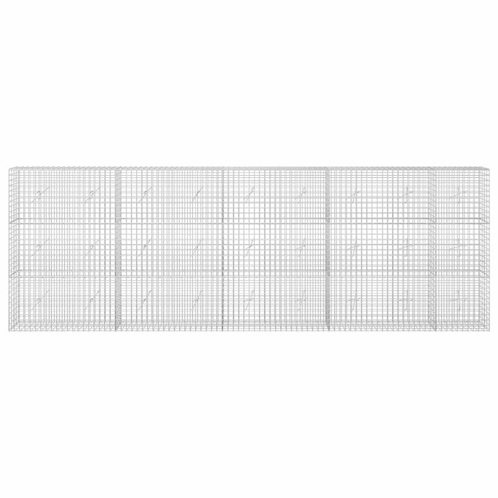 Gabion cu sârmă de 5 mm și plasă de 5x5 cm 450x20x150 cm WALTI