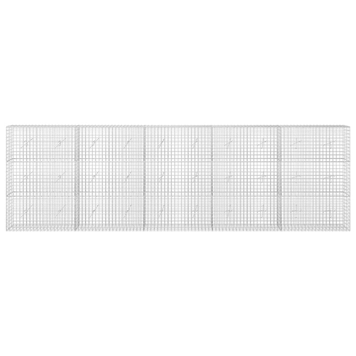 Gabion cu sârmă de 5 mm și plasă de 5x5 cm 500x20x150 cm WALTI