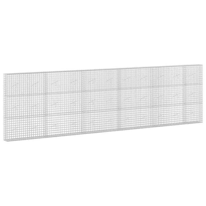 Gabion cu sârmă de 5 mm și plasă de 5x5 cm 550x20x150 cm WALTI