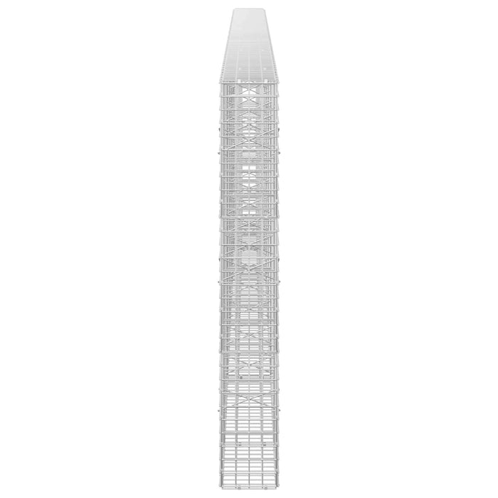 Gabion cu sârmă de 5 mm și plasă de 5x5 cm 550x20x150 cm WALTI
