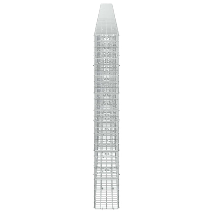 Gabion cu sârmă de 5 mm și plasă de 5x5 cm 650x20x150 cm WALTI