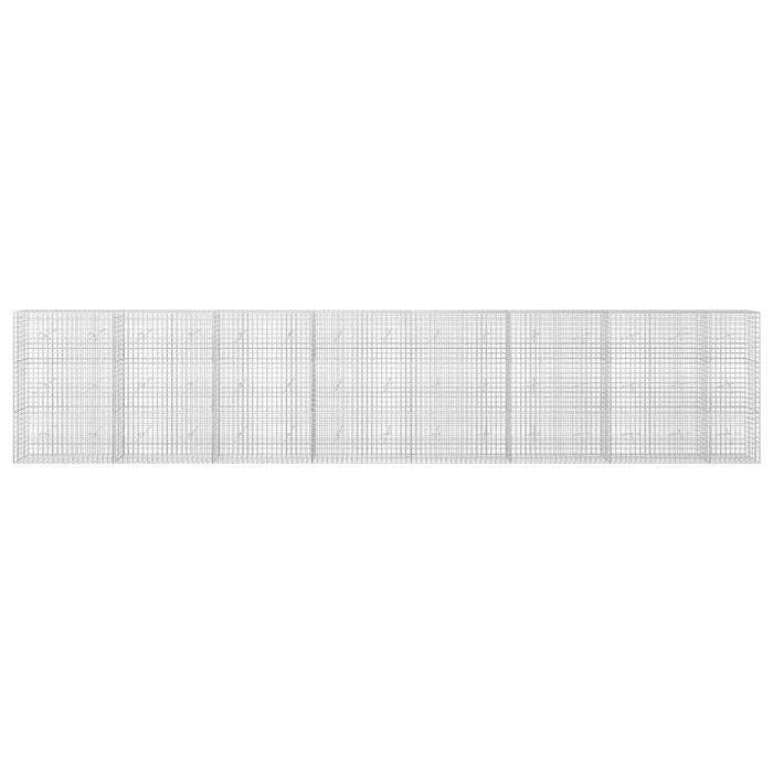 Gabion cu sârmă de 5 mm și plasă de 5x5 cm 750x20x150 cm WALTI