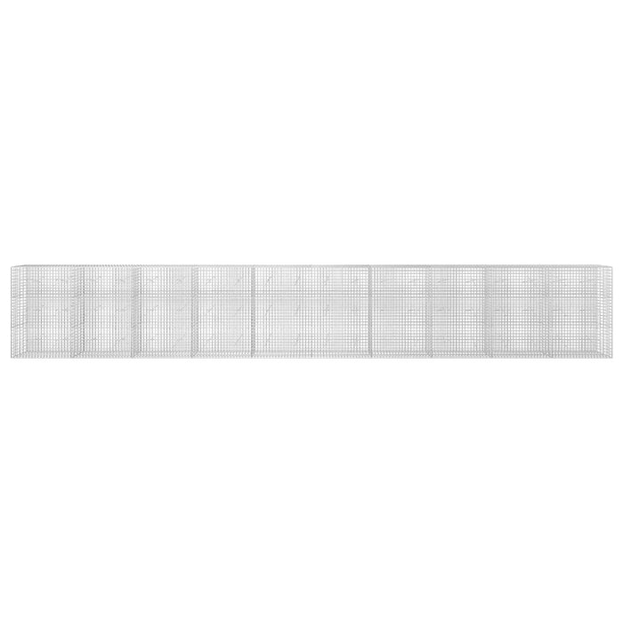 Gabion cu sârmă de 5 mm și plasă de 5x5 cm 1000x20x150 cm WALTI