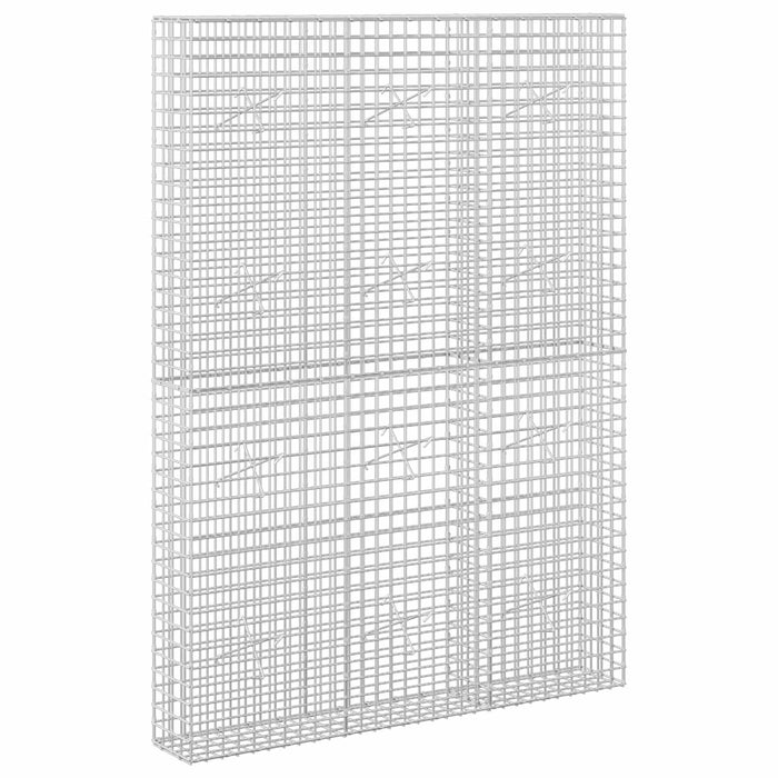 Gabion cu sârmă de 5 mm și plasă de 5x5 cm 150x20x200 cm WALTI