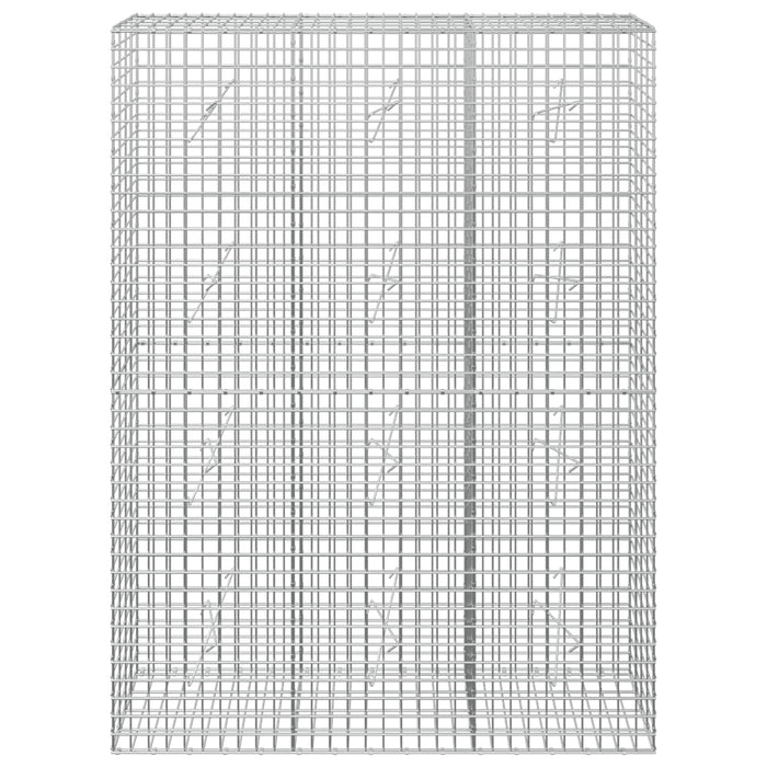 Gabion cu sârmă de 5 mm și plasă de 5x5 cm 150x20x200 cm WALTI
