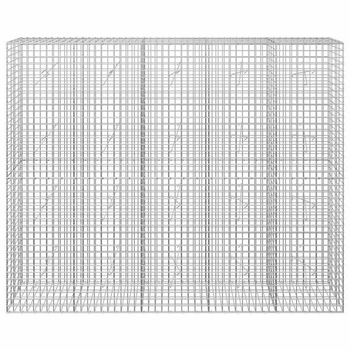 Gabion cu sârmă de 5 mm și plasă de 5x5 cm 250x20x200 cm WALTI