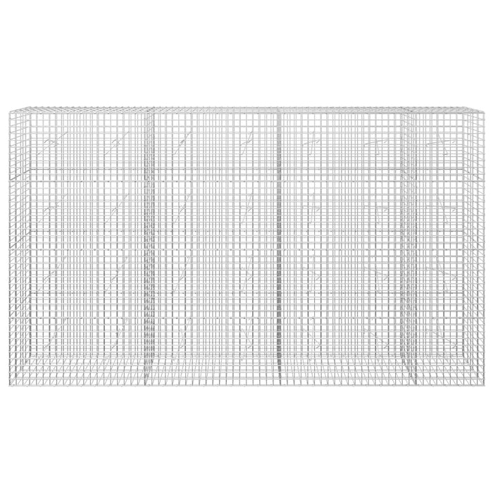Gabion cu sârmă de 5 mm și plasă de 5x5 cm 350x20x200 cm WALTI