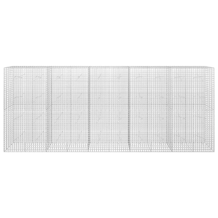 Gabion cu sârmă de 5 mm și plasă de 5x5 cm 500x20x200 cm WALTI