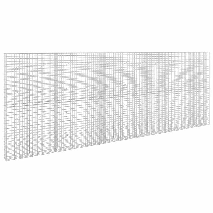 Gabion cu sârmă de 5 mm și plasă de 5x5 cm 550x20x200 cm WALTI