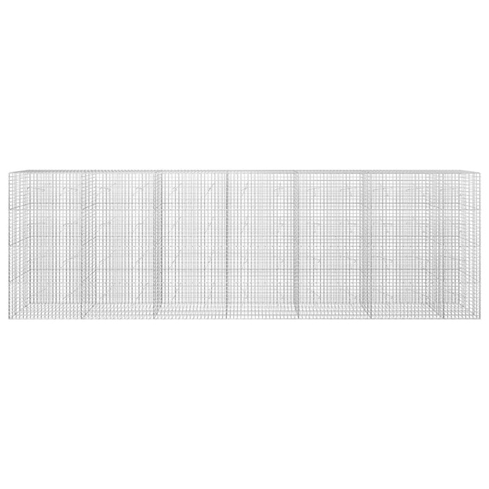 Gabion cu sârmă de 5 mm și plasă de 5x5 cm 650x20x200 cm WALTI