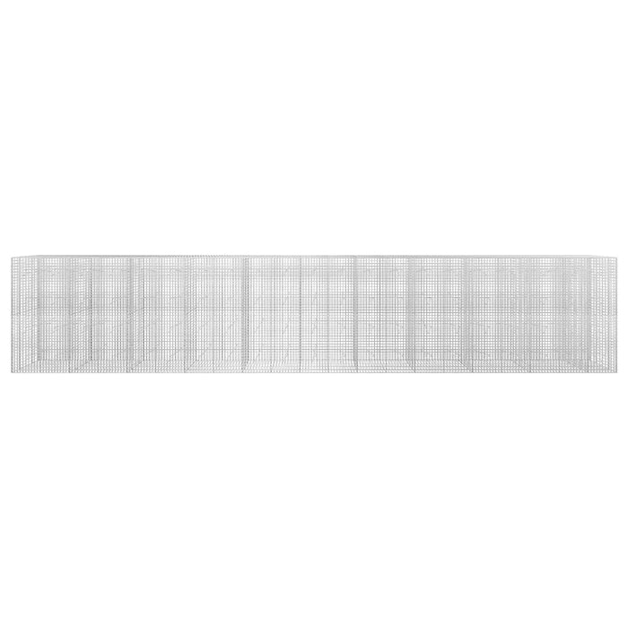Gabion cu sârmă de 5 mm și plasă de 5x5 cm 1050x20x200 cm WALTI