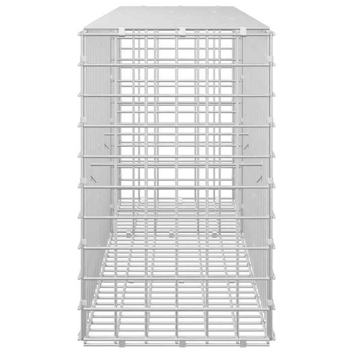 Gabion cu sârmă de 5 mm și plasă de 5x5 cm 150x30x50 cm WALTI