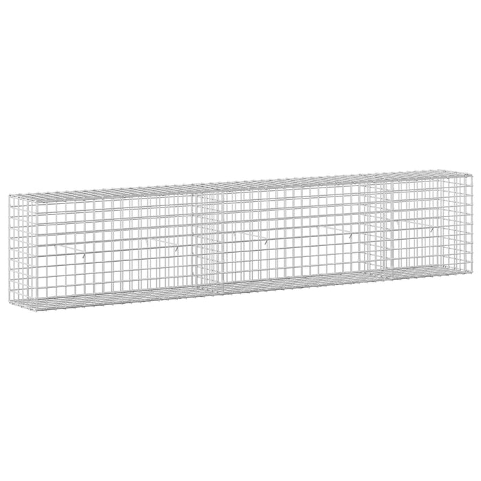 Gabion cu sârmă de 5 mm și plasă de 5x5 cm 250x30x50 cm WALTI