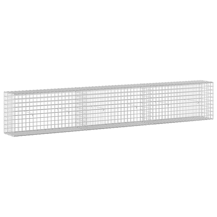 Gabion cu sârmă de 5 mm și plasă de 5x5 cm 300x30x50 cm WALTI
