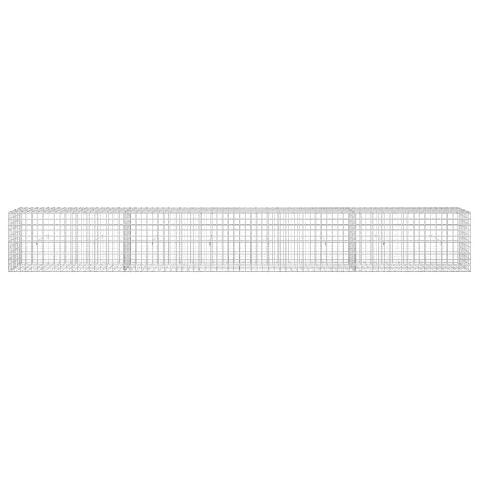 Gabion cu sârmă de 5 mm și plasă de 5x5 cm 400x30x50 cm WALTI