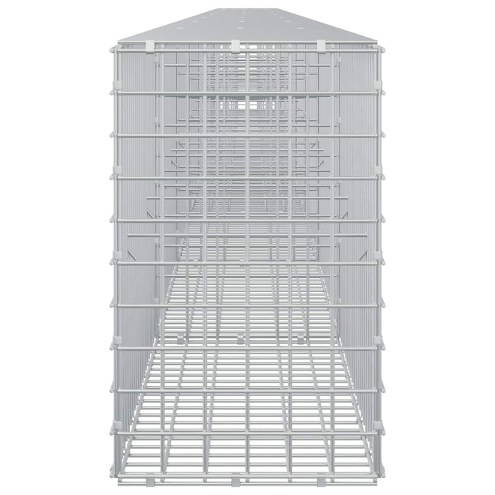 Gabion cu sârmă de 5 mm și plasă de 5x5 cm 800x30x50 cm WALTI