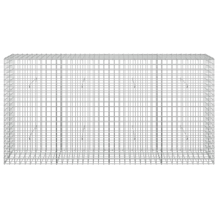 Gabion cu sârmă de 5 mm și plasă de 5x5 cm 200x30x100 cm WALTI