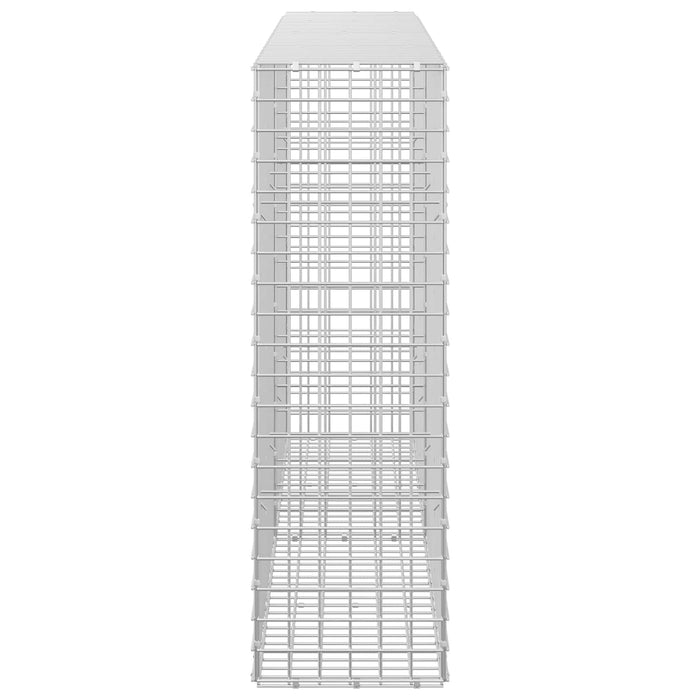 Gabion cu sârmă de 5 mm și plasă de 5x5 cm 200x30x100 cm WALTI