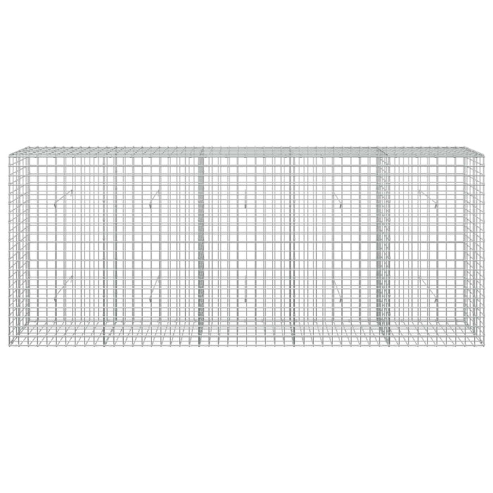 Gabion cu sârmă de 5 mm și plasă de 5x5 cm 250x30x100 cm WALTI