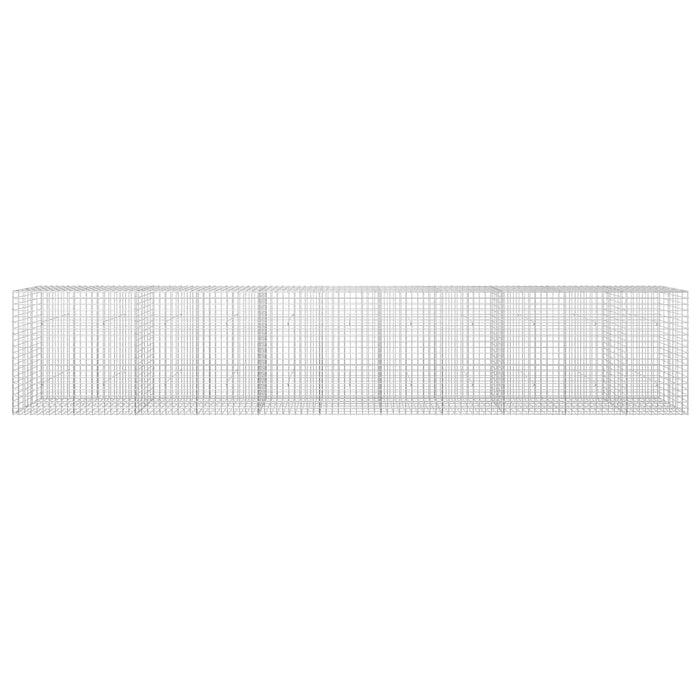 Gabion cu sârmă de 5 mm și plasă de 5x5 cm 550x30x100 cm WALTI