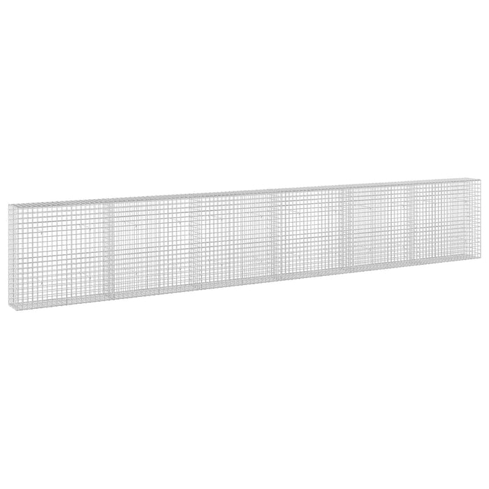 Gabion cu sârmă de 5 mm și plasă de 5x5 cm 600x30x100 cm WALTI