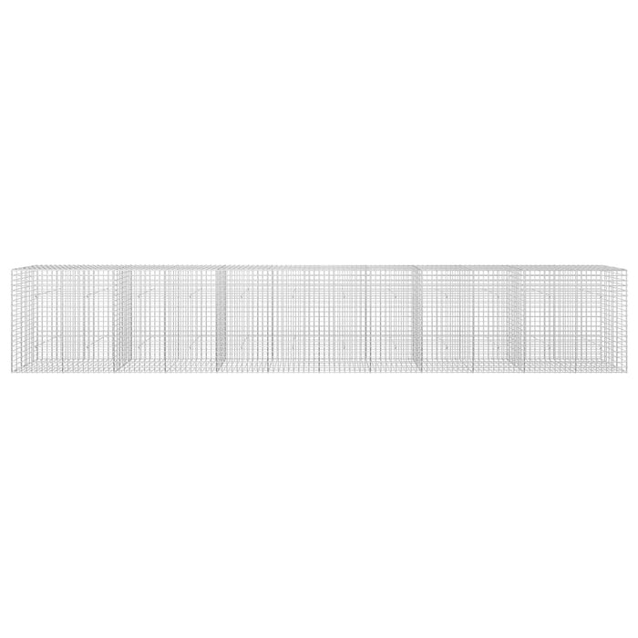 Gabion cu sârmă de 5 mm și plasă de 5x5 cm 600x30x100 cm WALTI