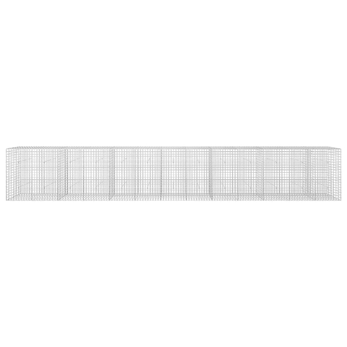 Gabion cu sârmă de 5 mm și plasă de 5x5 cm 650x30x100 cm WALTI
