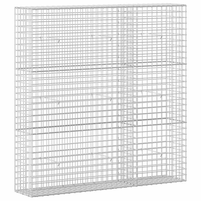 Gabion cu sârmă de 5 mm și plasă de 5x5 cm 150x30x150 cm WALTI