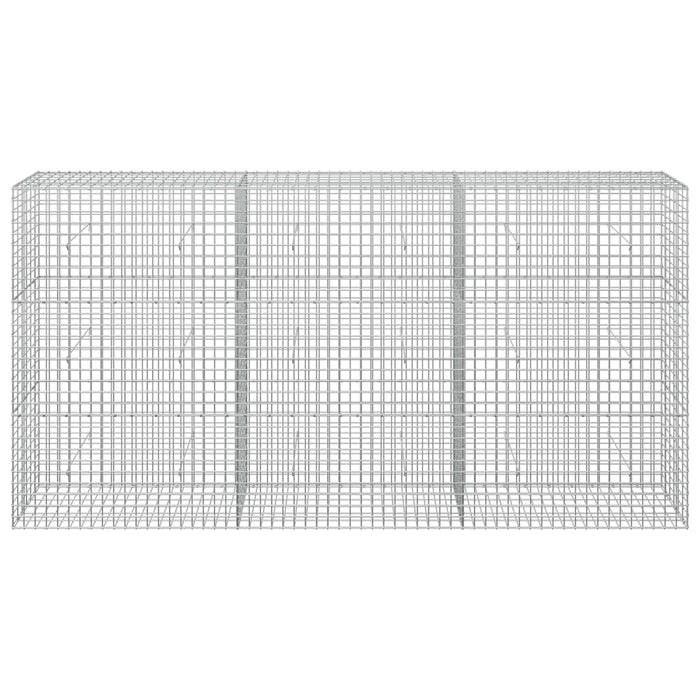 Gabion cu sârmă de 5 mm și plasă de 5x5 cm 300x30x150 cm WALTI
