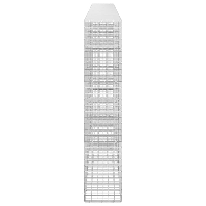 Gabion cu sârmă de 5 mm și plasă de 5x5 cm 450x30x150 cm WALTI