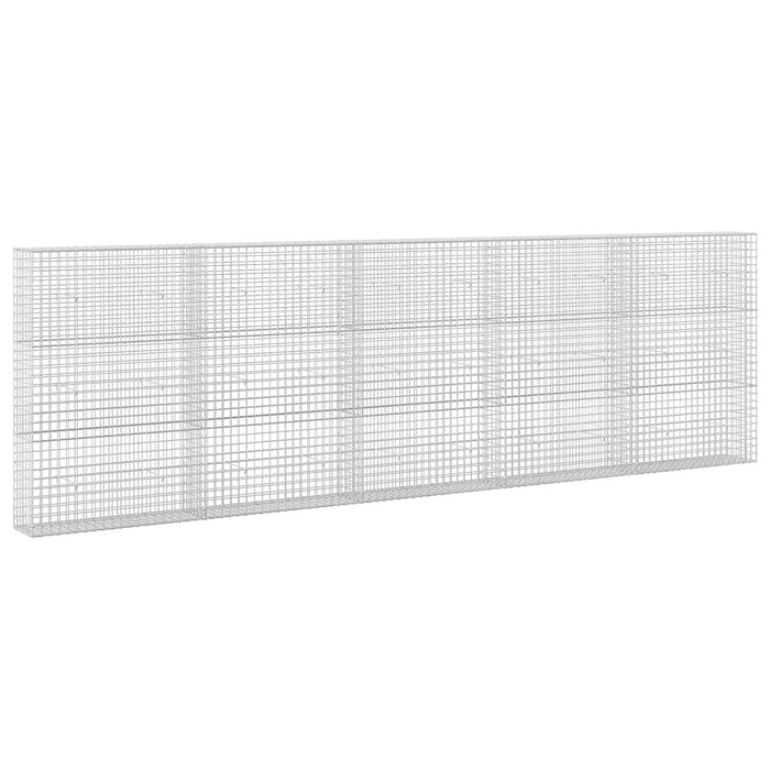 Gabion cu sârmă de 5 mm și plasă de 5x5 cm 500x30x150 cm WALTI