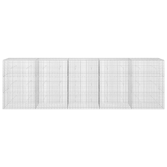 Gabion cu sârmă de 5 mm și plasă de 5x5 cm 500x30x150 cm WALTI