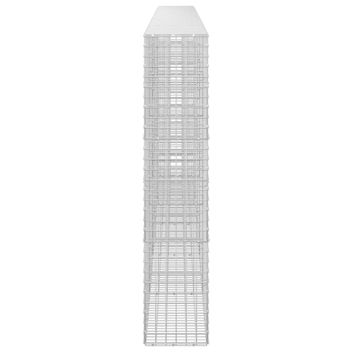 Gabion cu sârmă de 5 mm și plasă de 5x5 cm 500x30x150 cm WALTI