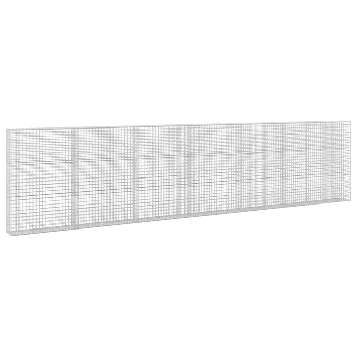 Gabion cu sârmă de 5 mm și plasă de 5x5 cm 650x30x150 cm WALTI