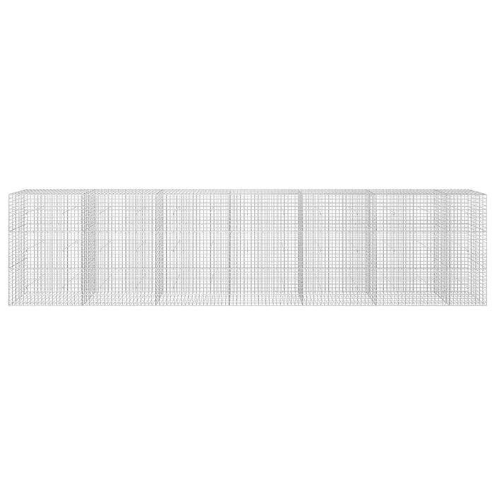 Gabion cu sârmă de 5 mm și plasă de 5x5 cm 650x30x150 cm WALTI