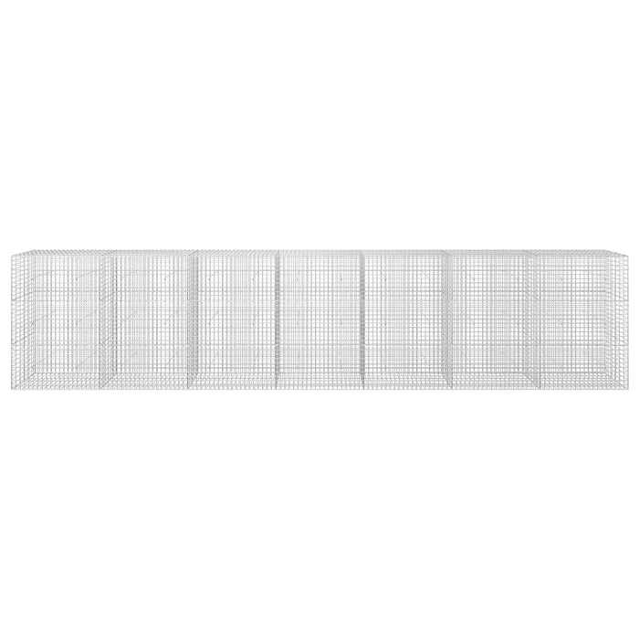 Gabion cu sârmă de 5 mm și plasă de 5x5 cm 700x30x150 cm WALTI