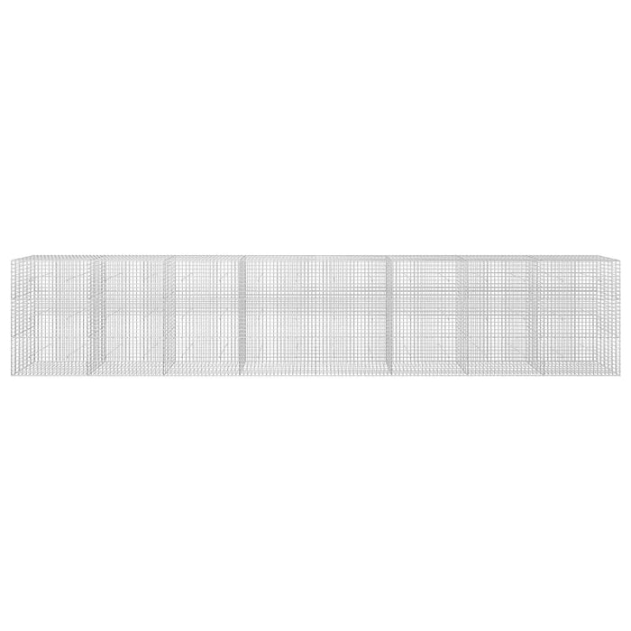 Gabion cu sârmă de 5 mm și plasă de 5x5 cm 800x30x150 cm WALTI