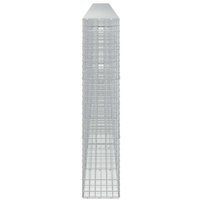 Gabion cu sârmă de 5 mm și plasă de 5x5 cm 800x30x150 cm WALTI