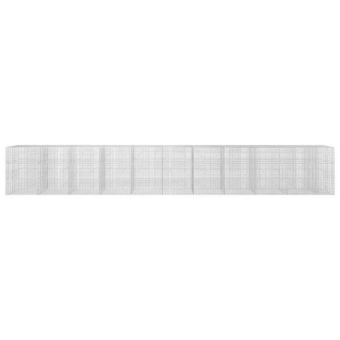 Gabion cu sârmă de 5 mm și plasă de 5x5 cm 1050x30x150 cm WALTI