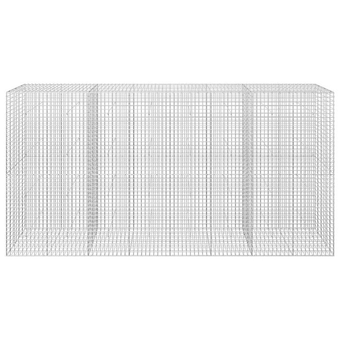 Gabion cu sârmă de 5 mm și plasă de 5x5 cm 400x30x200 cm WALTI