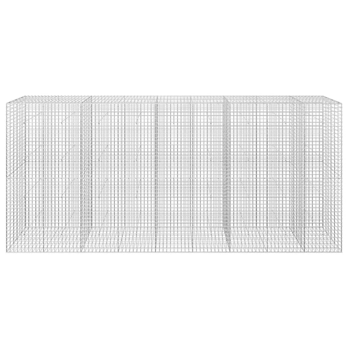 Gabion cu sârmă de 5 mm și plasă de 5x5 cm 450x30x200 cm WALTI