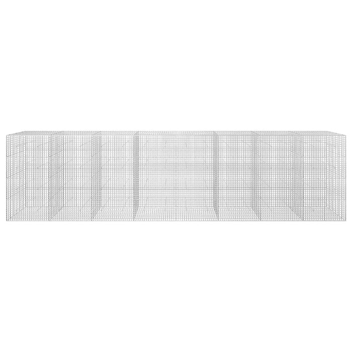 Gabion cu sârmă de 5 mm și plasă de 5x5 cm 800x30x200 cm WALTI