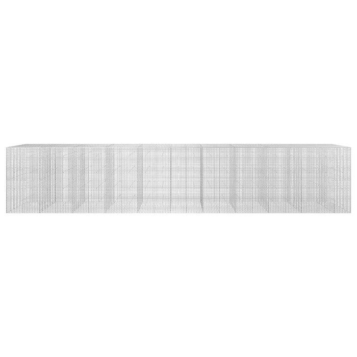 Gabion cu sârmă de 5 mm și plasă de 5x5 cm 1050x30x200 cm WALTI