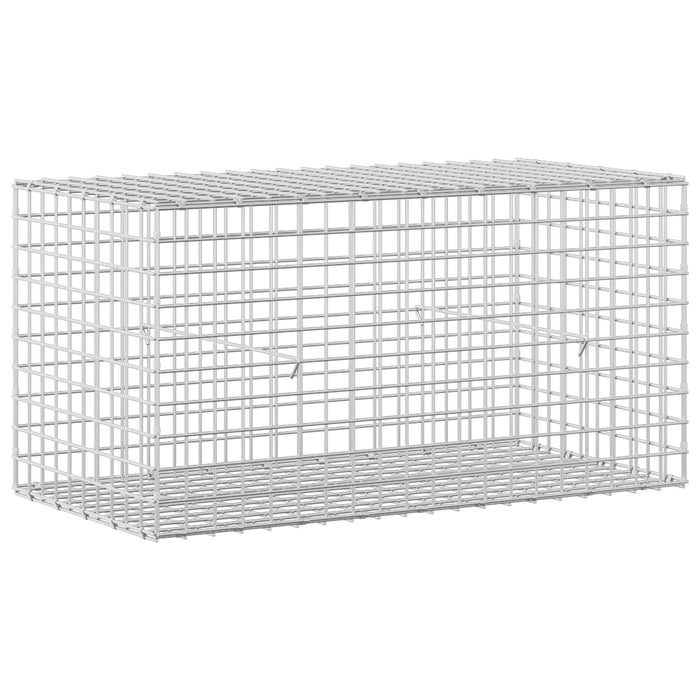 Gabion cu sârmă de 5 mm și plasă de 5x5 cm 100x50x50 cm WALTI
